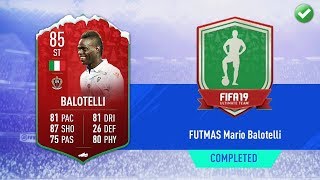 FIFA 19 - 85 FUTMAS BALOTELLI - SFIDA CREAZIONE ROSA SCR - SQUAD BUILDING CHALLENGES SBC