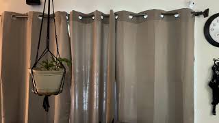 Review of Sun Zero Easton Energy Saving Blackout Grommet Curtain Panel, 40" x 63", Stone