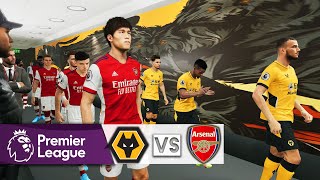 PES 2021 - Wolverhampton vs Arsenal 🔥 Premier League 2021/22 | Realism Mod Gameplay ● PEStation