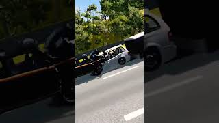 Van Crash with trailer