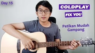 (Tutorial Gitar Simpel) Coldplay - Fix you