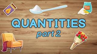 Quantities in English (part 2)