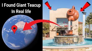 😱I Found Giant Teacup In Real life!?🤯On Google Earth and Google maps@Universal-s2z#viralvideo