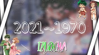 ⏳🕰️2021~1970🕰️⏳||Old age AU||Gacha Club trend {TikTok}||Izuocha/DKUK||MHA/BNHA||Twisted Bat•Demon