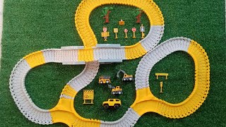 Merakit mainan city truck create a road 255 pcs