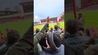 Newcastle fans at Nottingham Forest #nufc #premierleague