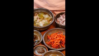 힐링 요리 소고기 배춧국, 진미채 무침 [2024.11.11]