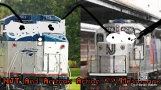 Amtrak And NJT Action @ Metropark