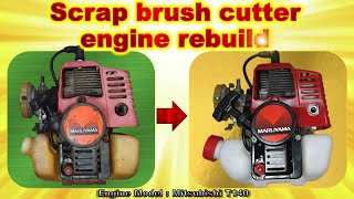 Brushcutter engine rebuild (Mitsubishi T140, SNAPPER 240, Kaaz V25, Maruyama MB2400M, Husqvarna 25R)