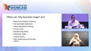 My Guardian Angel powered by Talius on Transformation Showcase for Non-Profits 2022 (Singapore)