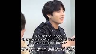 when jungkook accidentally ate yeontan's treats thinking they were snacks😂😂😂 #kook #v #bts