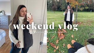 Weekend Vlog ~ PR haul, autumn walks & chats