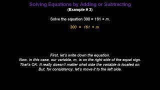 Solving One-Step Equations By Adding Or Subtracting - Konst Math