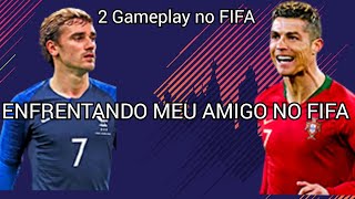 enfrentei meu amigo no FIFA mobile