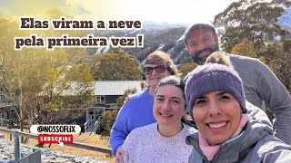 [Vlog] Elas conheceram a NEVE! ⛄️ | NOSSO FLIX AUSTRÁLIA