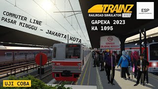 COMMUTERLINE PASAR MINGGU - JAKARTA KOTA | TRAINZ SIMULATOR INDONESIA