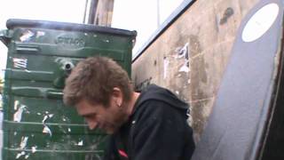 "White Riot" as squatters are evicted from squat on Cheltenham Road, Bristol.