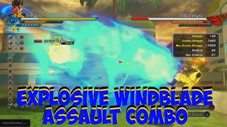 Xenoverse 2 Combo Explosive Windblade Assault