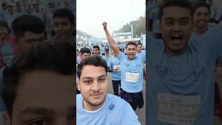 Kolkata Police SDSL Half Marathon 2024🏃10km #SafeDriveSaveLife #kpmarathon #shorts #marathon #police