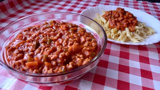 SALSA BOLOÑESA. Añade esta salsa a tu plato de pasta!! Salsa para pasta! Receta nº 200