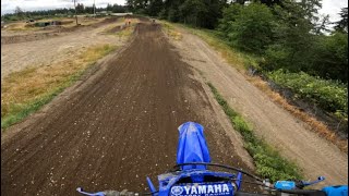 Flying Over The Back Hump Pinned On MY YZ125 At Moto Pacific.