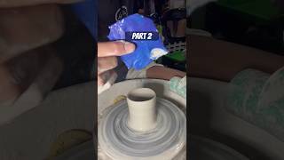 Part two finally of my mini series where I trial pottery hacks #clay #shortsfeed #pottery