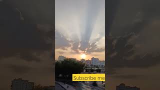 Beautiful Sunset 🌇#shorts #viral #sunset #sunsetlover #sunsetshots ##dubai #sun