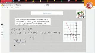 RELACIONES LINEALES - TALLER DE MATEMÁTICAS IIº MEDIO