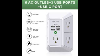 Power Strip Multi Plug Adapter