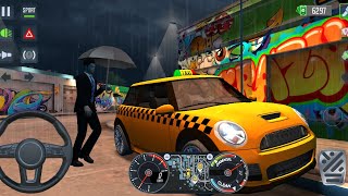 Taxi sim #2024 🚖✨ mini cooper Car GRAZY UBER DRIVING _ Car Games 3D Android jos Gameplay