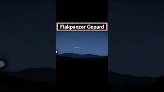 Flakpanzer Gepard in action shooting Jet#shorts