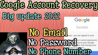 How To Recover Gmail Account October New Update 2022 | Gmail Account Recovery Within 5 Seconds