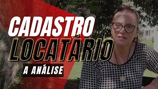 ANÁLISE DE CADASTRO DO LOCATÁRIO | LUCIA FRANCO