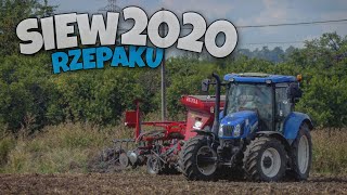 Siew Rzepaku 2020 ☆ New Holland T6.165 & Unia FS T Drive 1000/3 ☆ AGRO Wiesniak™