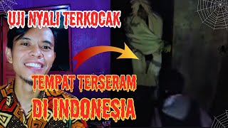 TEMPAT UJI NYALI PALING SERAM, PESERTA LANGSUNG LIHAT PENAMPAKAN POCONG #REACT PRANK POCONG