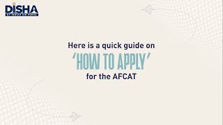 Guide on 'How to Apply' for AFCAT 01/2023