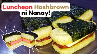 BAON IDEA ni Nanay! Luncheon Hashbrown | Food Hug: The Fam Vlog