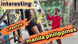 interesting different street lifestyle in manila philippines / walking tour entertainment