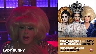 Lady Bunny Singapore Greeting