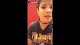 Halsey takes over The Grammy's instagram story | 8.30.16