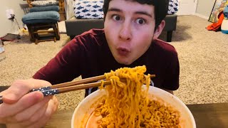 Cheesy Buldak Mukbang