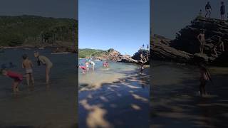 Búzios - Praia da Ferradurinha no domingo de Carnaval.