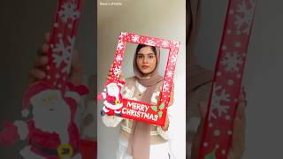 DIY Christmas Photo Booth | Christmas selfie props | Christmas craft ideas #shorts #diy #christmas