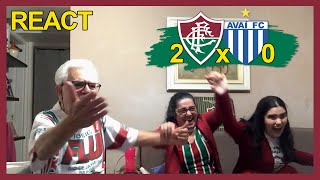 FAMÍLIA TRICOLOR REAGE À 2 FLUMINENSE X 0 AVAÍ - CAMPEONATO BRASILEIRO 2022