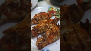 Ikan kembung bakar,tempe goreng dan sambal