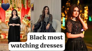 black dresses designer pakistani party wear dressed #blackdress#fancy #simple#trendingdress#designer