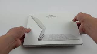 [ASMR] 2021 White iPad Magic Keyboard for 11" iPad Pro