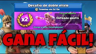 COMO GANAR DESAFIO DOBLE DE ELIXIR  y PROBANDO MAZOS DE SUBS- CLASH ROYALE