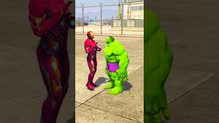 GTA V : Hulk Vs Ironman 😳 Match 😍 Who is more 💸 Richer #shorts