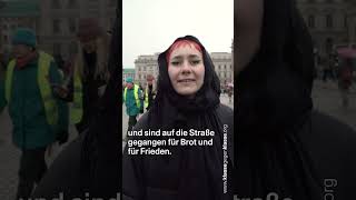 Lea Lotter berichtet von feministischen Kampftag in Berlin